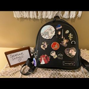 Loungefly Star Wars Reylo Custom Pin Trader Bag